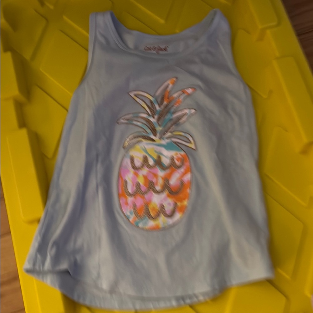 Colorful Pineapple Kids Tank Top